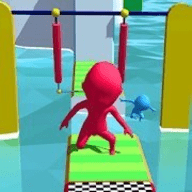 Stickman run up 3d