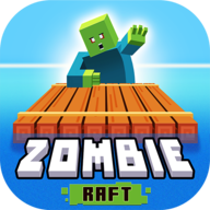 方块人木筏求生（Zombie Raft）