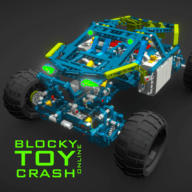 积木汽车碰撞（Blocky Toy Car Crash）