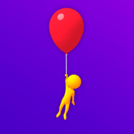 带着气球飞（balloon）