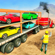 Offroad Transporter Car Trailer Parking Drive手游